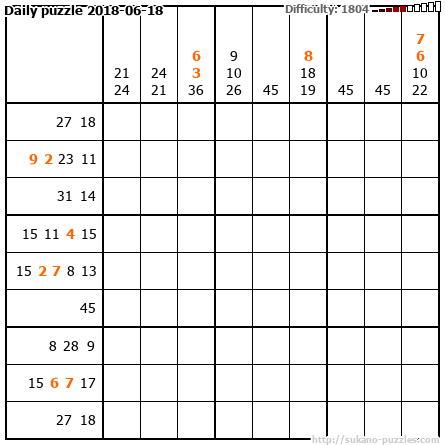 Daily puzzle 2018-06-18