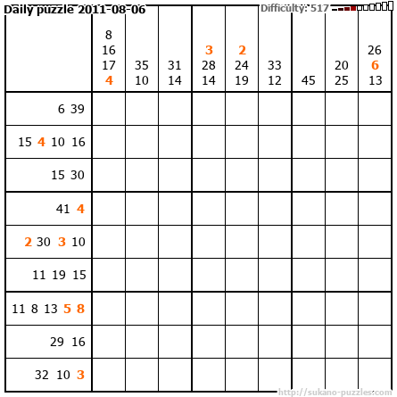 Daily puzzle 2011-08-06