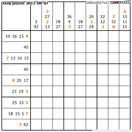 Daily puzzle 2011-08-07
