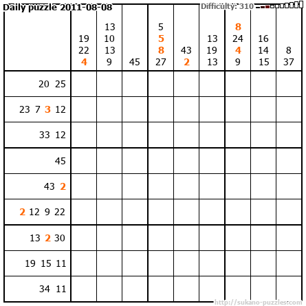 Daily puzzle 2011-08-08