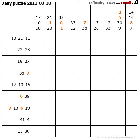Daily puzzle 2011-08-10