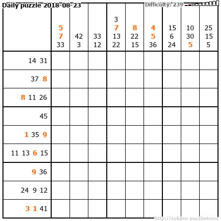 Daily puzzle 2018-08-23