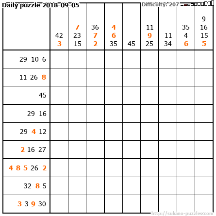 Daily puzzle 2018-09-05