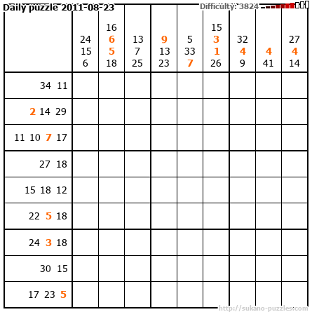 Daily puzzle 2011-08-23