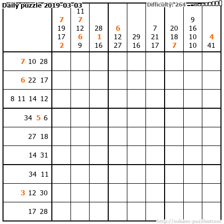 Daily puzzle 2019-03-03