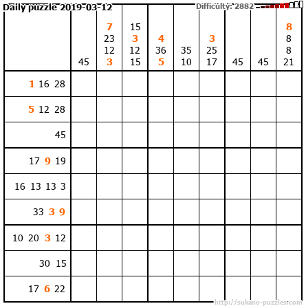Daily puzzle 2019-03-12