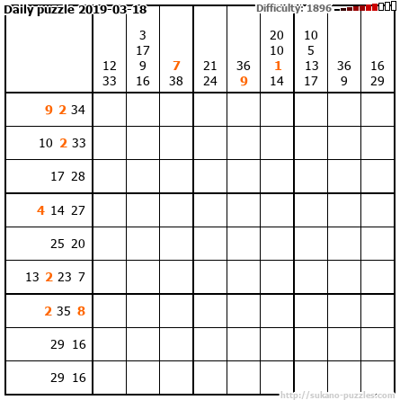 Daily puzzle 2019-03-18