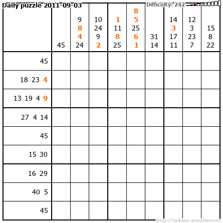 Daily puzzle 2011-09-03