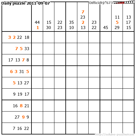Daily puzzle 2011-09-07