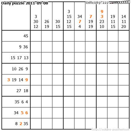 Daily puzzle 2011-09-08