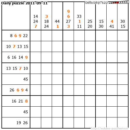 Daily puzzle 2011-09-11