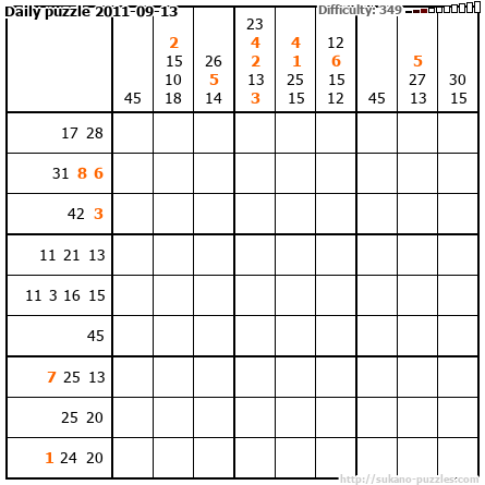 Daily puzzle 2011-09-13