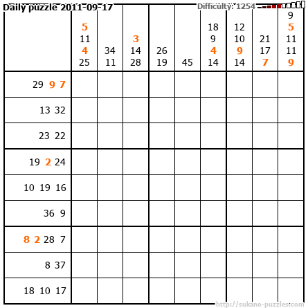 Daily puzzle 2011-09-17
