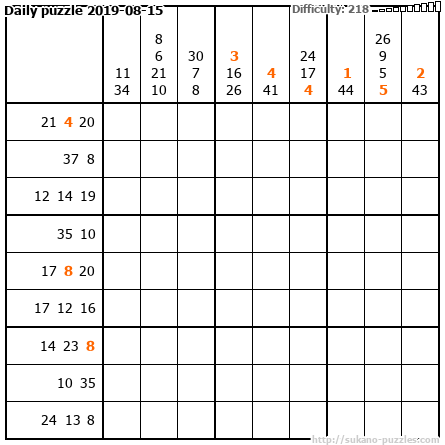 Daily puzzle 2019-08-15
