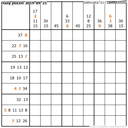 Daily puzzle 2019-09-21