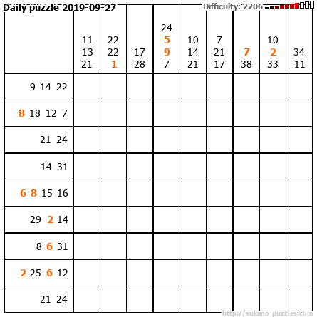 Daily puzzle 2019-09-27