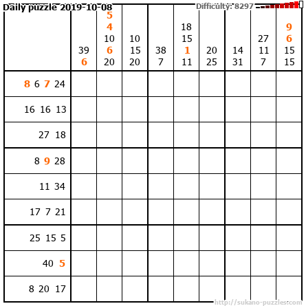 Daily puzzle 2019-10-08