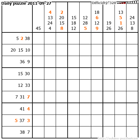 Daily puzzle 2011-09-27