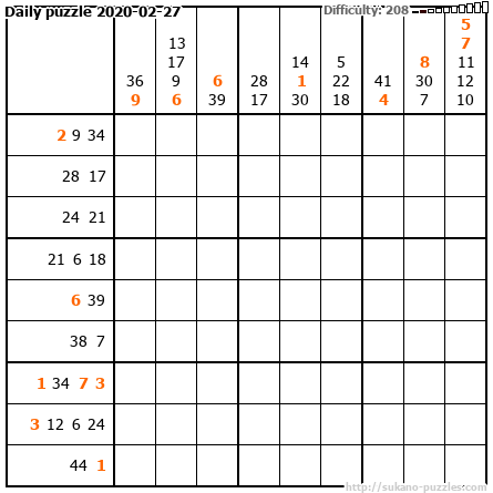 Daily puzzle 2020-02-27
