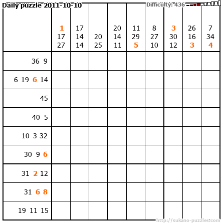 Daily puzzle 2011-10-10