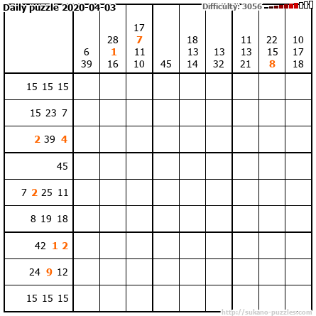 Daily puzzle 2020-04-03