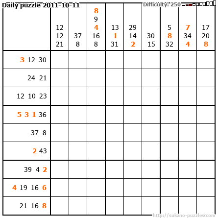 Daily puzzle 2011-10-11