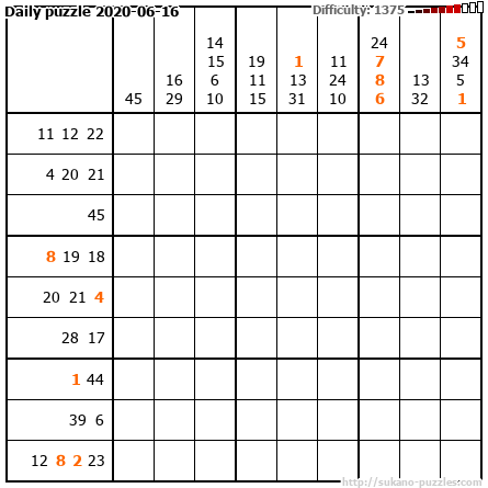 Daily puzzle 2020-06-16