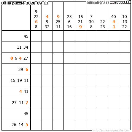Daily puzzle 2020-09-13