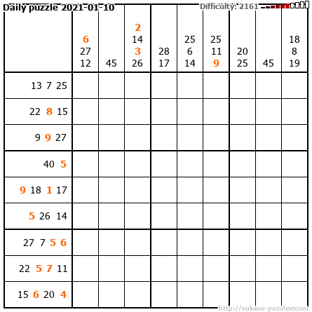 Daily puzzle 2021-01-10