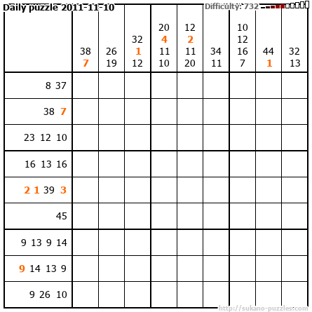 Daily puzzle 2011-11-10
