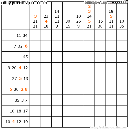 Daily puzzle 2011-11-12