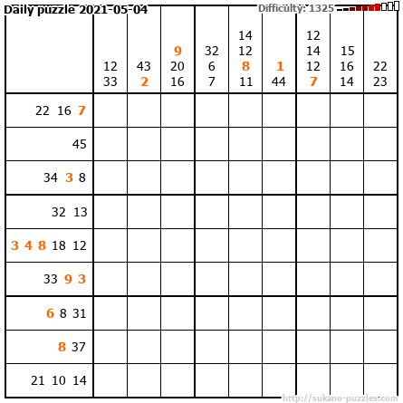 Daily puzzle 2021-05-04