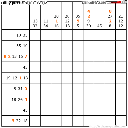 Daily puzzle 2011-12-02