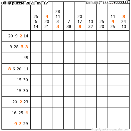 Daily puzzle 2021-09-17