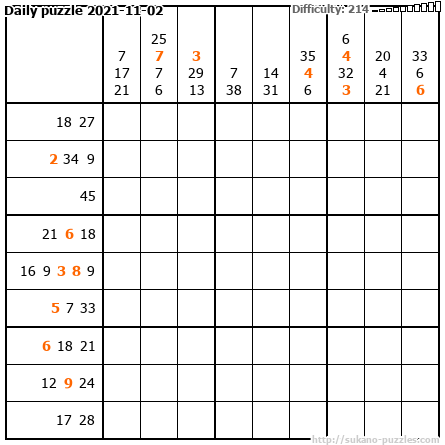Daily puzzle 2021-11-02