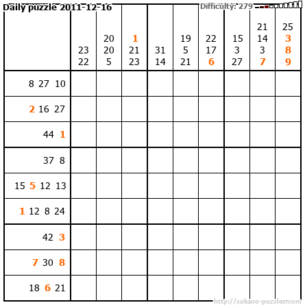 Daily puzzle 2011-12-16