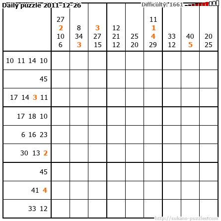 Daily puzzle 2011-12-26