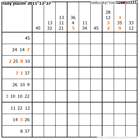 Daily puzzle 2011-12-27