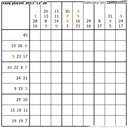 Daily puzzle 2011-12-28