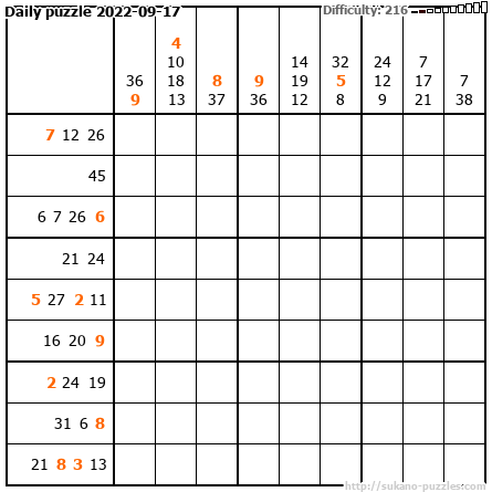 Daily puzzle 2022-09-17