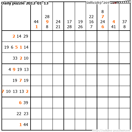 Daily puzzle 2012-01-13