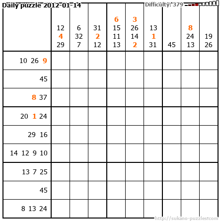Daily puzzle 2012-01-14