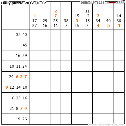 Daily puzzle 2012-01-17