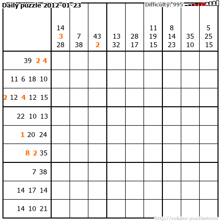 Daily puzzle 2012-01-23