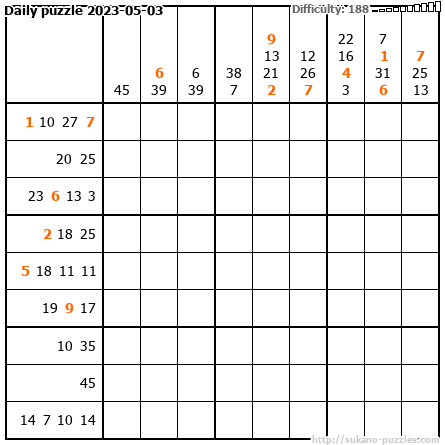 Daily puzzle 2023-05-03