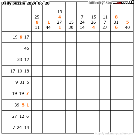Daily puzzle 2024-06-20