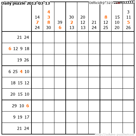 Daily puzzle 2012-03-13