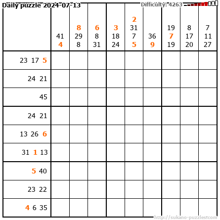 Daily puzzle 2024-07-13