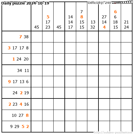 Daily puzzle 2024-10-19