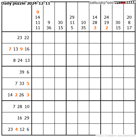 Daily puzzle 2024-12-11
